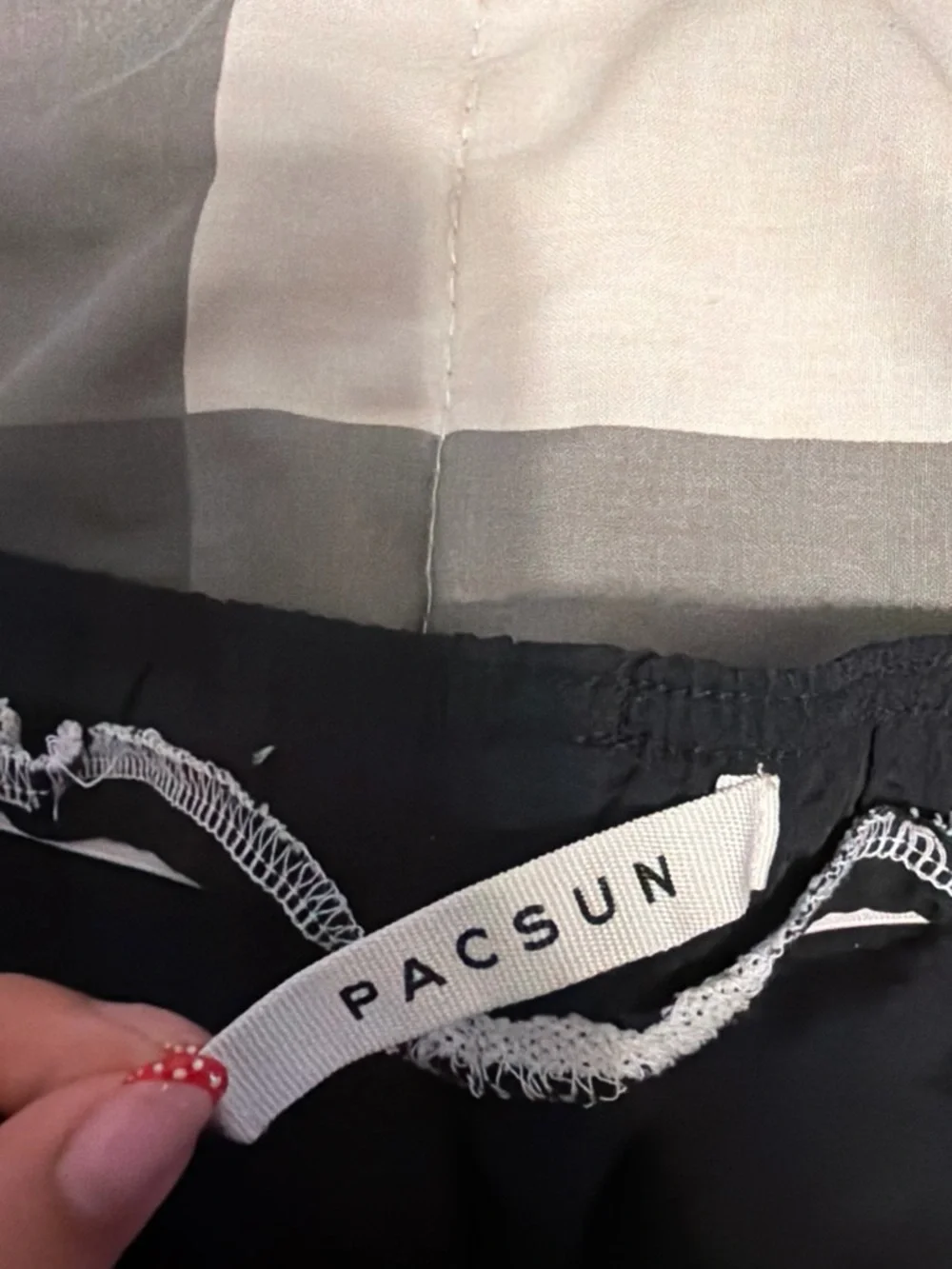 PacSun Men's Black Swim trunks